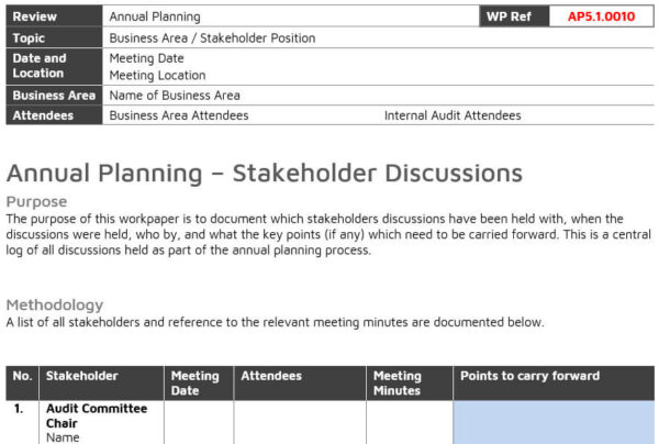 AP5.1 Stakeholder-Discussions Checklist