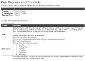 Key Controls Processes C1 - Key Processes and Controls - My Audit Spot